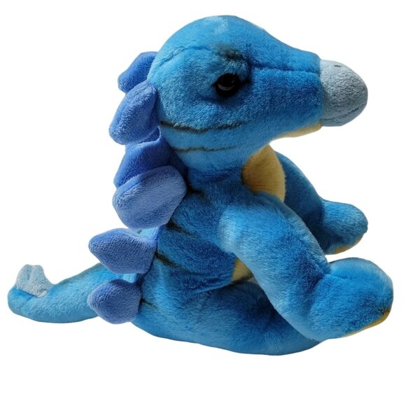 Adventure Planet Heirloom Collection Blue Stegosaurus 12 inch Plush Dinosaur Toy - Picture 2 of 6